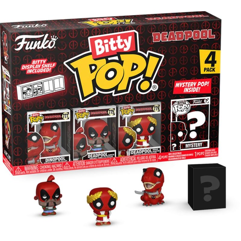 FUNKO Funko Bitty Pop! Marvel - Dinopool And Chase Mystery 4-pack Φιγούρες