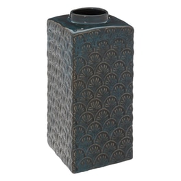 Διακοσμητικό Βάζo Spitishop Κεραμικό 11x11x24.5 cm - Πετρόλ
