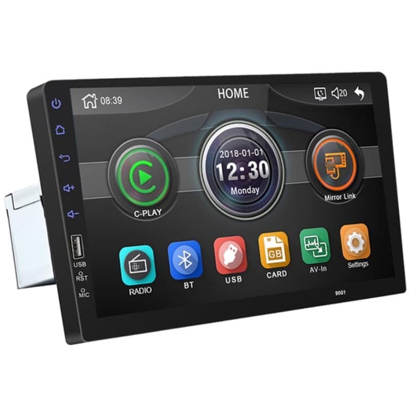 Ηχοσύστημα με Οθόνη Αφής 9 Android GPS Wi-Fi Bluetooth 1-DIN 9008 - Μαύρο