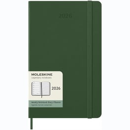 Ημερολόγιο Εβδομαδιαίο Moleskine 2026 12Μ Large Myrtle Green Hard