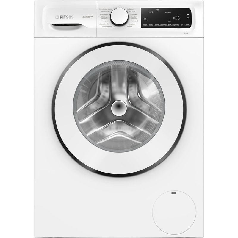 PITSOS WPG140HZ0 10 kg 1.400 Στροφές Λευκό Πλυντήριο Ρούχων