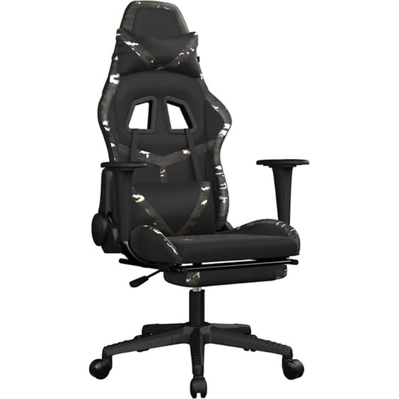 Καρέκλα Gaming VIDAXL 345444 με Υποπόδιο από Τεχνητό Δέρμα image 0