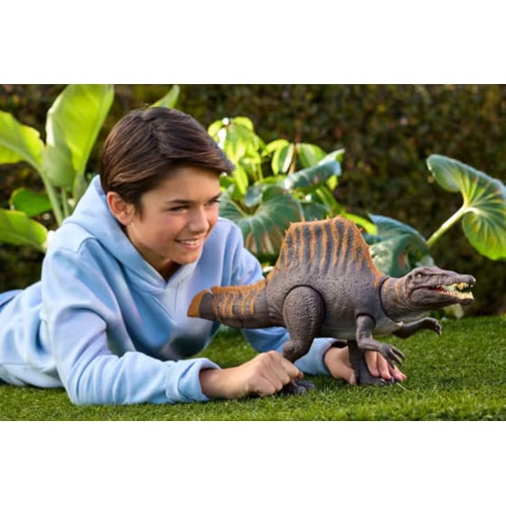 Mattel Φιγούρα Jurassic World Rebirth Tail Thrasher Spinosaurus image 1