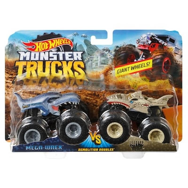 Hot Wheels Monster Trucks: Demolution Doubles – Star Wars Darth Vader Vs Chewbacca (gbt67)