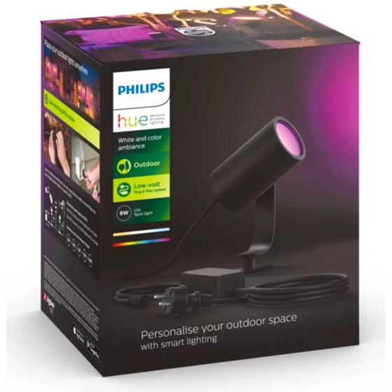 Έξυπνο φωτιστικό σποτ εξωτερικού χώρου Philips Hue Lily 8W image 9
