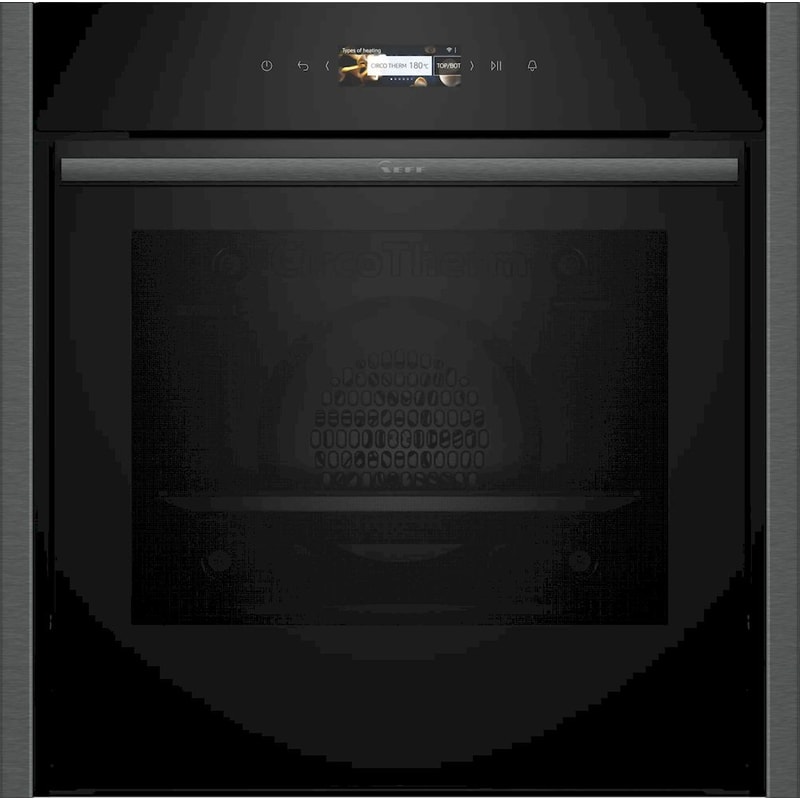 NEFF B54CR31G0 71 Lt Μαύρο Εντοιχιζόμενος Φούρνος Άνω Πάγκου