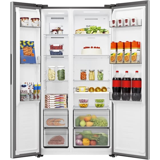 HISENSE RS3P558NEIE Total No Frost 514 Lt Inox Ψυγείο Ντουλάπα image 2