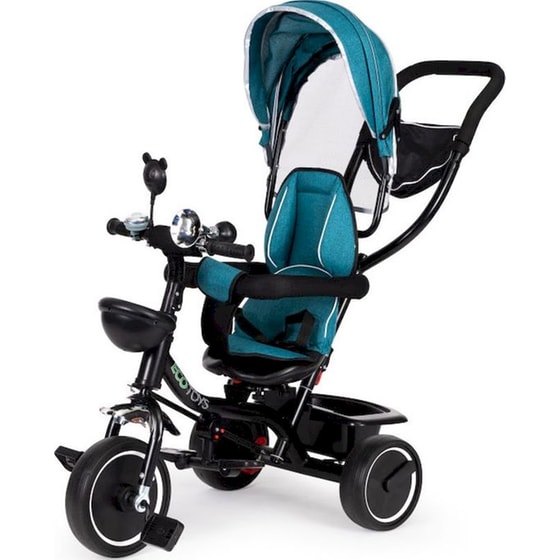 Παιδικό Τρίκυκλο Ποδήλατο Ecotoys JM-066-9 - Τιρκουάζ/ Μαύρο image 1