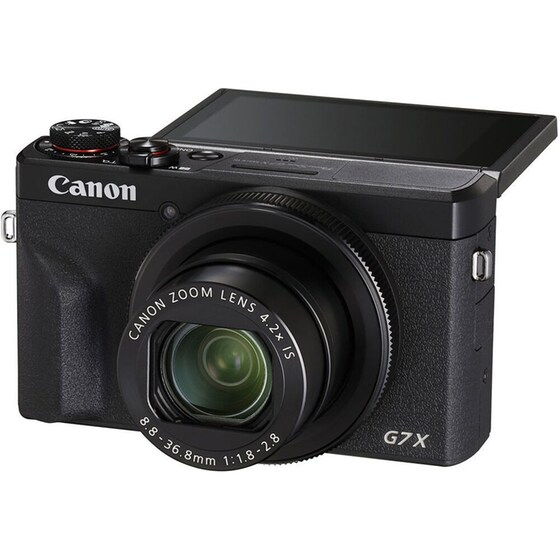 Compact Camera Canon PowerShot G7X Mark III & Battery Kit - Μαύρο image 3
