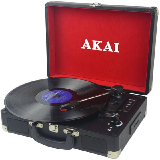 Πικάπ Akai ATT-E10 Με Ενσωματωμένα Ηχεία - Μαύρο image 2