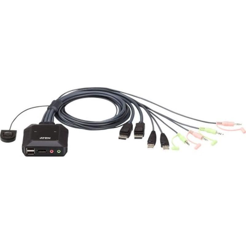 ATEN Aten Cs22dp KVM Switch Black
