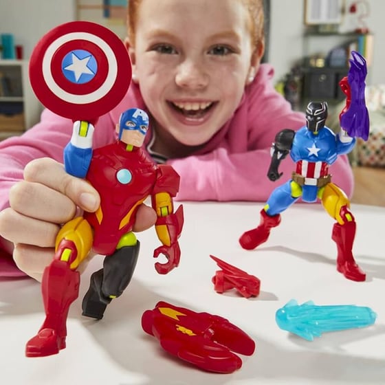 Hasbro Φιγούρα Marvel Avengers MixMashers 1 Τμχ - Τυχαία Επιλογή Σχεδίου image 5