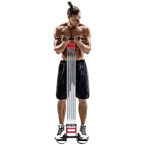 Ελατήρια Εκγύμνασης Ρυθμιζόμενα Chest Expander Spring Rowing image 2