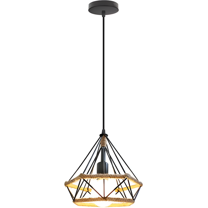 Κρεμαστό Φωτιστικό Οροφής Σε Σχήμα Διαμαντιού 250mm C10