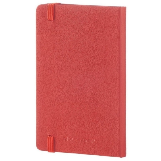 Σημειωματάριο Moleskine Large Squared Coral Orange Hard image 2