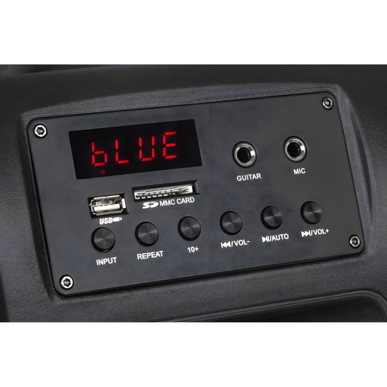 Party Speaker Kruger&matz KM1710 20W με 2 Ασύρματα Μικρόφωνα - Μαύρο image 3