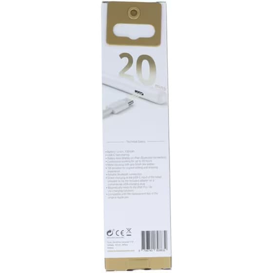 Γραφίδα Tune Stylus Pen (USB-C) για Apple iPad / iPad Pro - Λευκό image 3