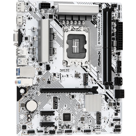 Asrock B760M-HDV/M.2 Intel B760 Micro ATX με Socket Intel 1700 image 3