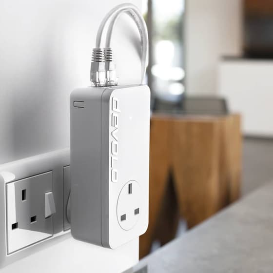Devolo dLAN® 550 duo+ Powerline Διπλό Kit Ενσύρματη Σύνδεση έως 500Mbps με 2 θύρες Ethernet image 1