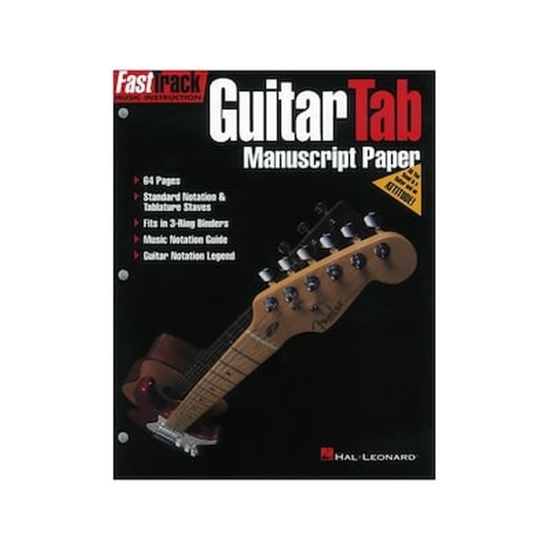 HAL LEONARD Fasttrack Guitar Tab Manuscript Paper