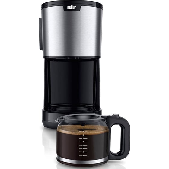 BRAUN KF-1500-BLK 1000 W 1.25 L Μαύρο Καφετιέρα Φίλτρου image 2
