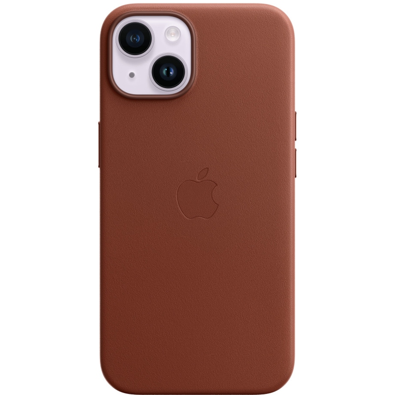 APPLE Θήκη Apple iPhone 14 - Apple Leather Case with MagSafe - Umber