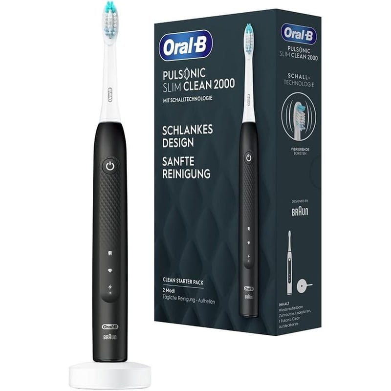 Ηλεκτρική Οδοντόβουρτσα ORAL-B PULSONIC Slim Clean 2000 - Μαύρο