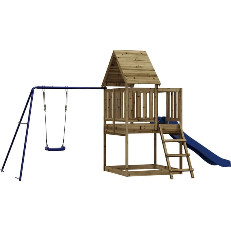 VidaXL Παιδική Χαρά Εξωτερικού Χώρου από Εμποτισμένο Ξύλο Πεύκου VIDAXL