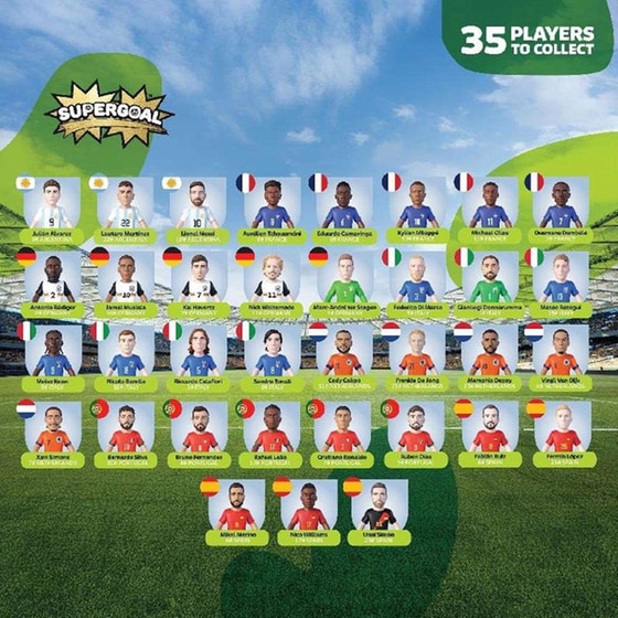 Φιγούρα Giochi Preziosi Supergoal Mundial Χρυσό Παπούτσι Blind Box (7.5cm) image 1