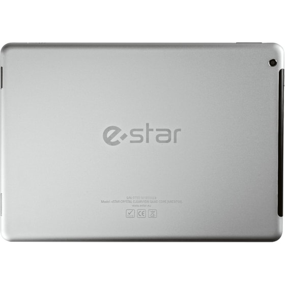 eStar Crystal Clearview Quad Core - Tablet 9.7" 32GB Αλουμίνιο/Γκρι image 1