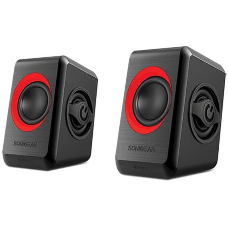 SONIC GEAR Ηχεία 2.0 Sonic Gear Quatro 2 6W - Black