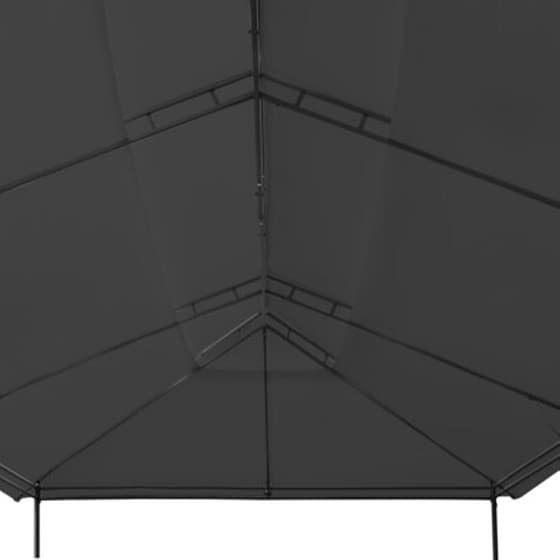 Κιόσκι Vidaxl Ατσάλι 600x298x270cm - Ανθρακί image 5
