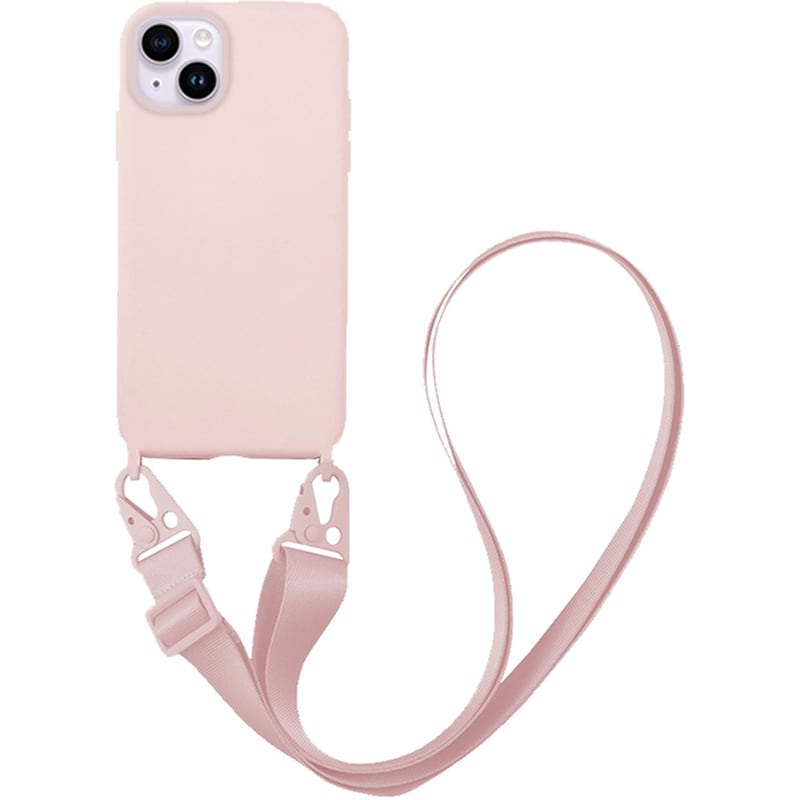 MY COLORS Θήκη Apple iPhone 14 - My Colors CarryHang Strap - Ροζ