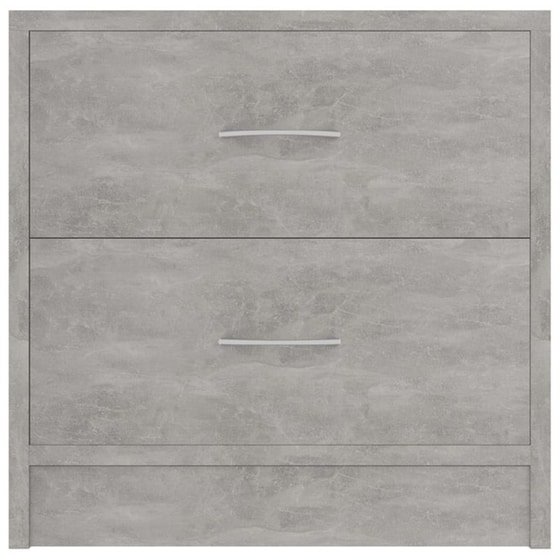 Κομοδίνο Vidaxl Από Μοριοσανίδα 2τμχ 40x30x40 cm - Γκρι Σκυροδέματος image 3