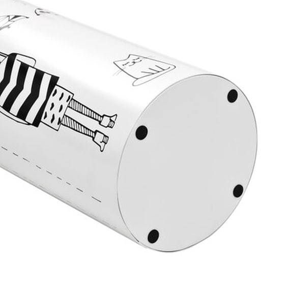 Ομπρελοθήκη VidaXL Ατσάλινη Ø18x48.5 cm -  Λευκό image 3