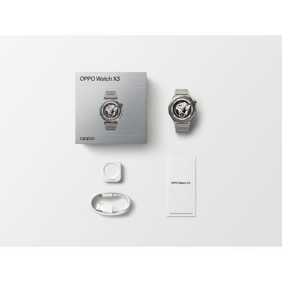 Smartwatch Oppo Watch X3 47mm - Misty Titanium image 3
