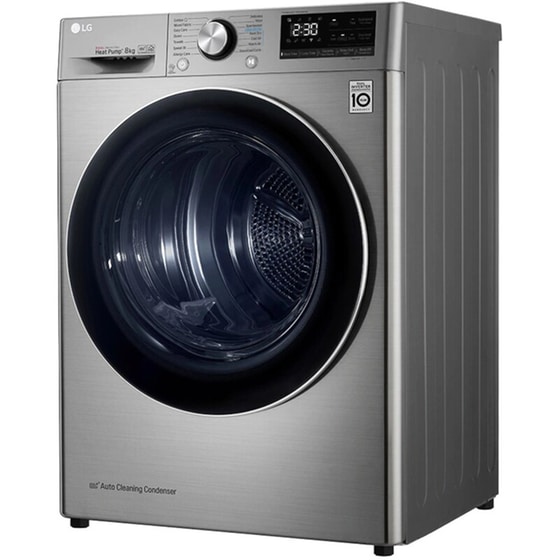 LG RC80V9EV2W 8 kg A+++ με Αντλία Θερμότητας, Αναστρέψιμη πόρτα και Wi-Fi Inox Στεγνωτήριο Ρούχων image 6