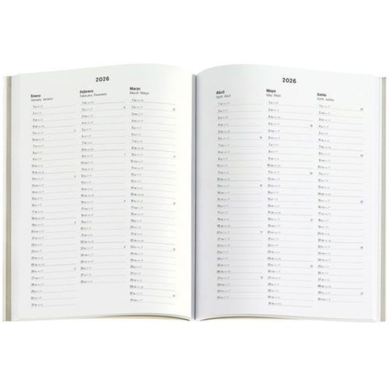 Ημερολόγιο Ημερήσιο Miquelrius 2026 Back 2 Basics Kraft Year image 3