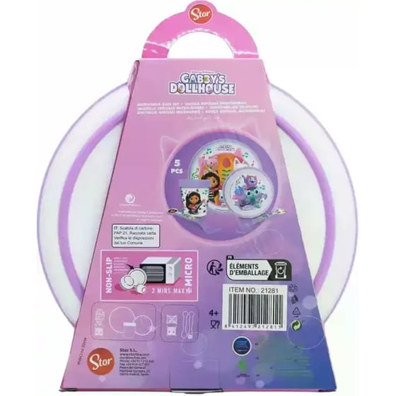 Σετ φαγητού Stor Gabby's Dollhouse 5 Τεμάχια image 2