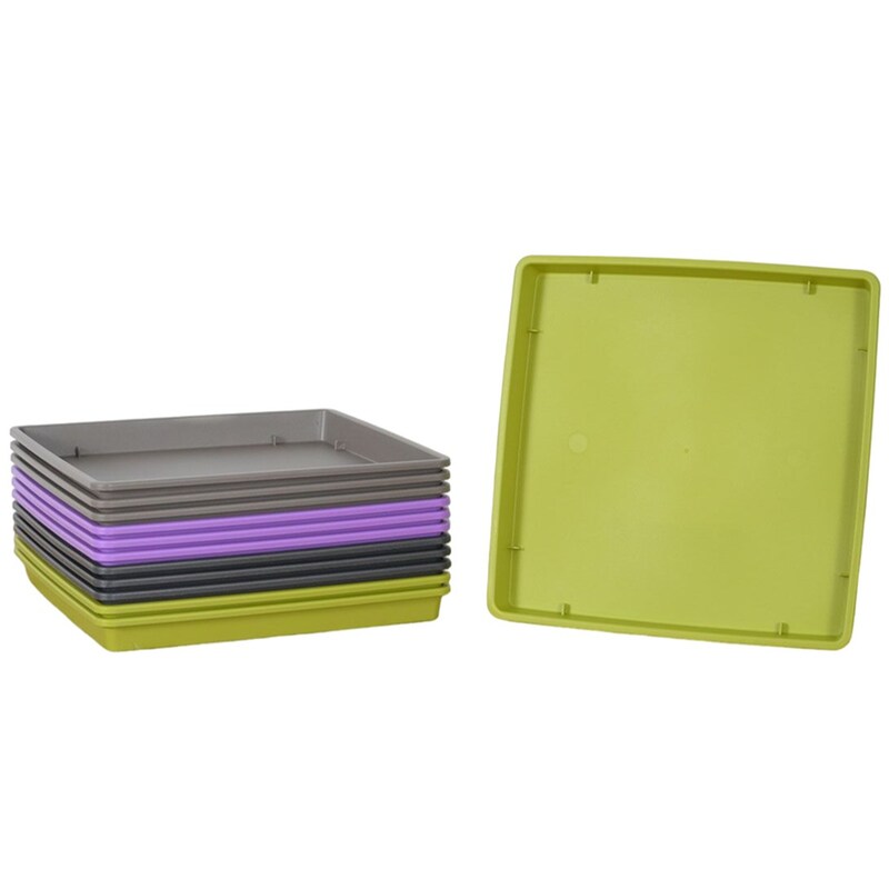 Πιάτο Γλάστρας Viomes Linea 594 16 Πλαστικό 29x29x3cm - Μωβ