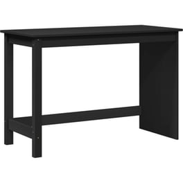 Γραφείο VidaXL από Μασίφ Ξύλο Πεύκου 112x50x75 cm - Μαύρο