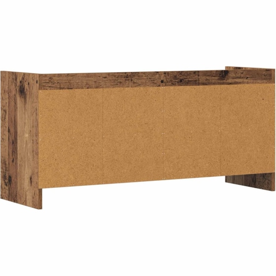 Έπιπλο Τηλεόρασης VidaXL 100 x 33 x 47 cm - Παλαιωμένο Ξύλο image 5