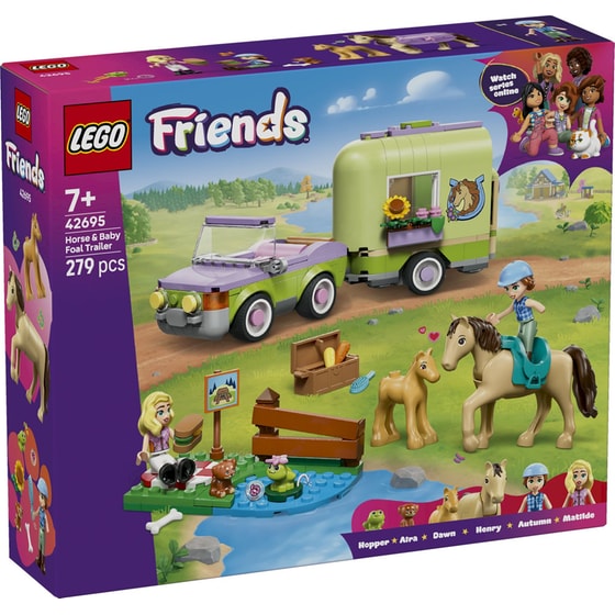 LEGO® Friends Horse & Baby Foal Trailer (42695) image 0