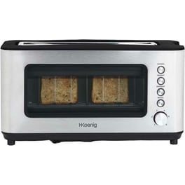 H.KOENIG VIEW7 2 Θέσεων 1200W Inox Φρυγανιέρα
