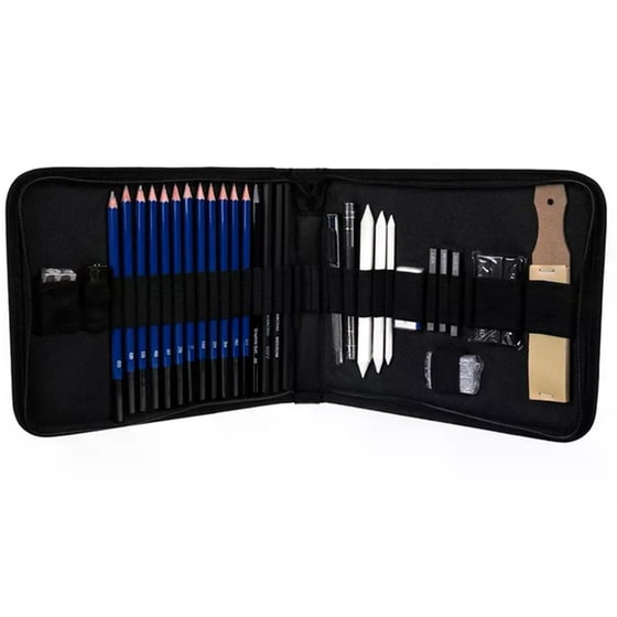 Σετ Ζωγραφικής Aria&nbsp;Trade Σκιτσογραφίες&nbsp;Κασετίνα&nbsp;(32 Τεμάχια) image 2