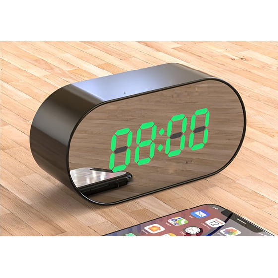 Ψηφιακό Ρολόι Επιτραπέζιο Dt-6506 13.3x2.5x1.5 cm - Λευκό image 2