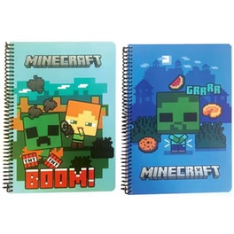 Τετράδιο&nbsp;Σπιράλ&nbsp;Gim 2Θ.&nbsp;70Φ.&nbsp;Minecraft