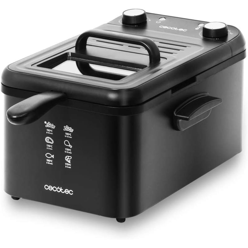 Φριτέζα Λαδιού CECOTEC Cleanfry Infinity 3000 με Αποσπώμενο Κάδο 2400 W 3 L Μαύρο