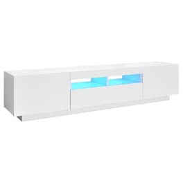 Έπιπλο Τηλεόρασης VidaXL από Μοριοσανίδα 180x35x40 cm  - Λευκό