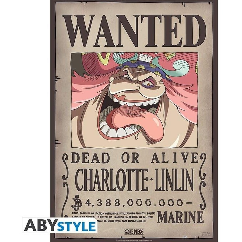 ABYSTYLE Αφίσα One Piece Wanted Big Mom Κάθετη 52x38 cm